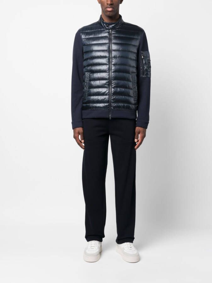 Herno Jack met gewatteerd vlak Blauw