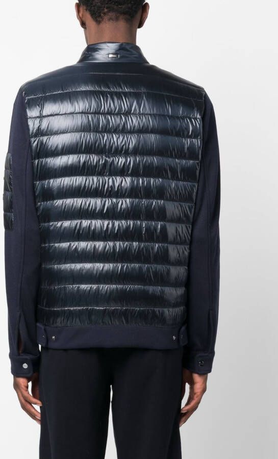 Herno Jack met gewatteerd vlak Blauw