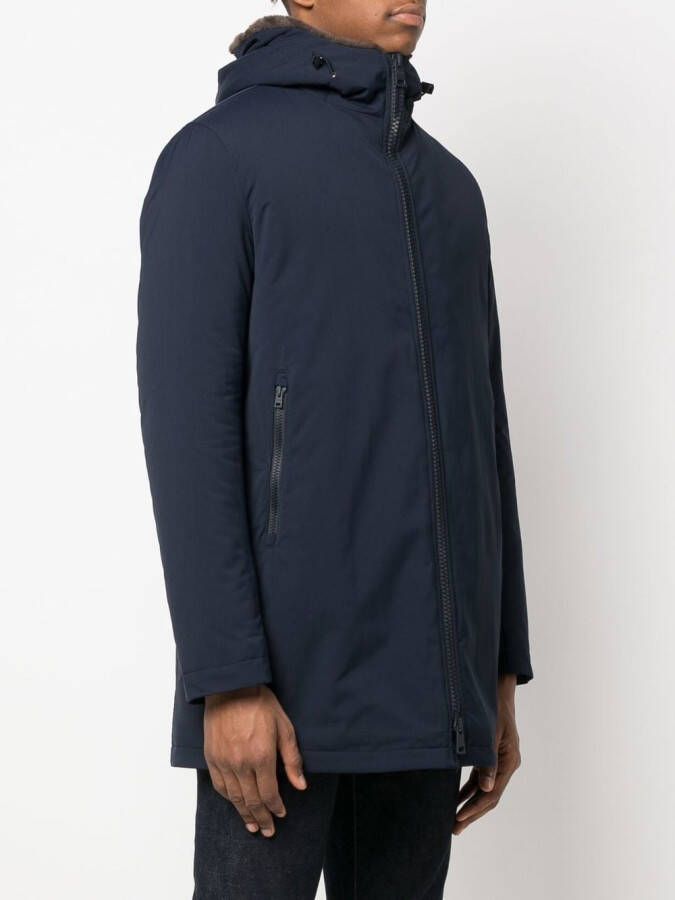 Herno Parka met capuchon Blauw