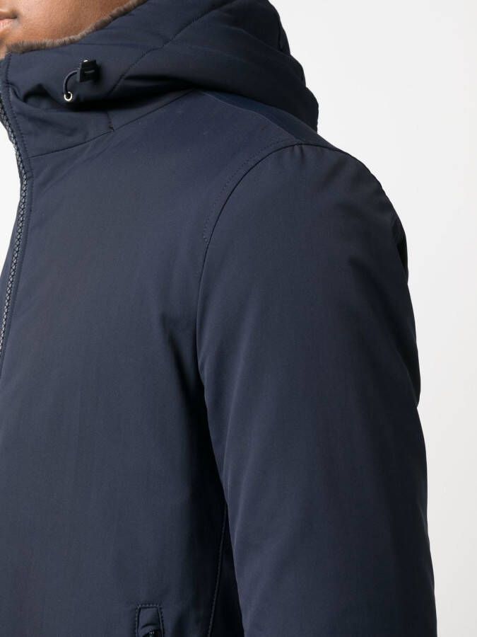 Herno Parka met capuchon Blauw