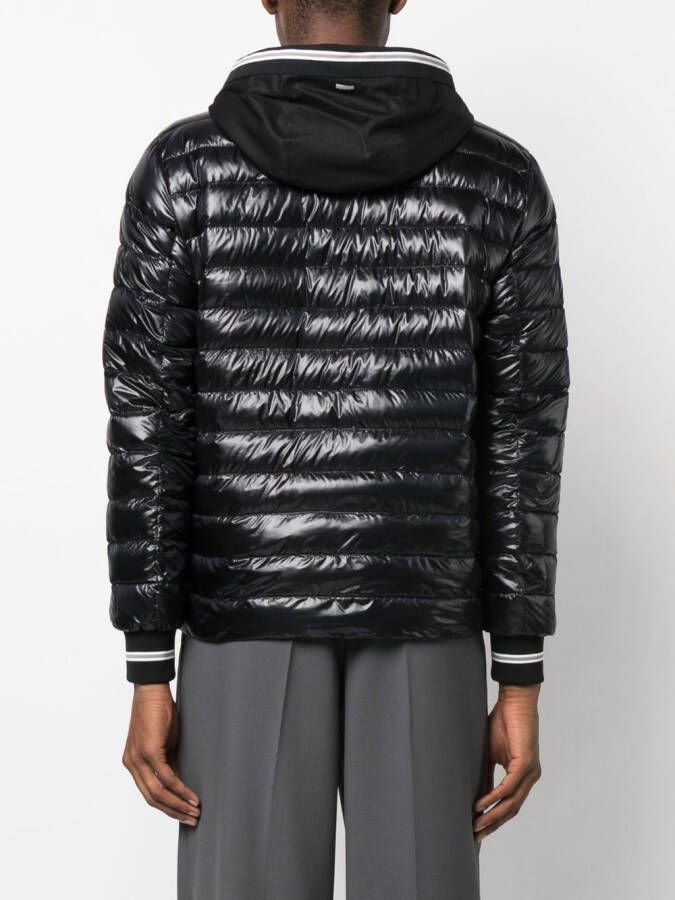 Herno Donsjack met capuchon Zwart