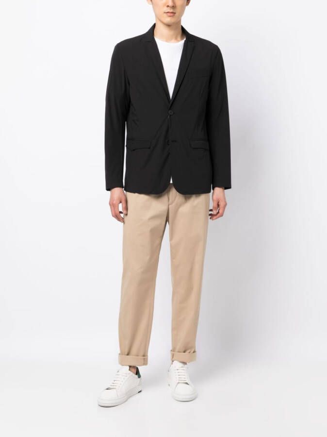 Herno Blazer met enkele rij knopen Zwart