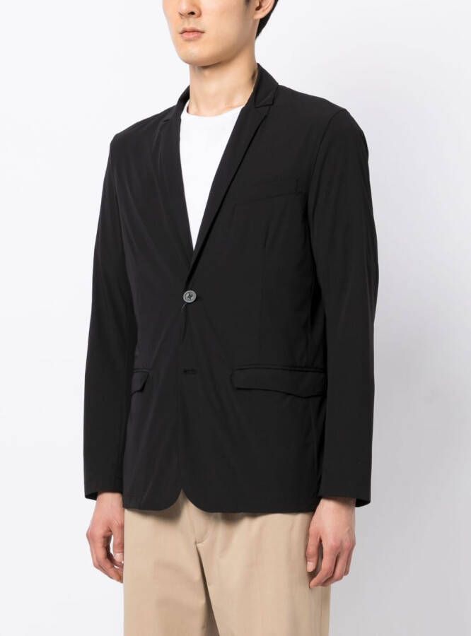 Herno Blazer met enkele rij knopen Zwart