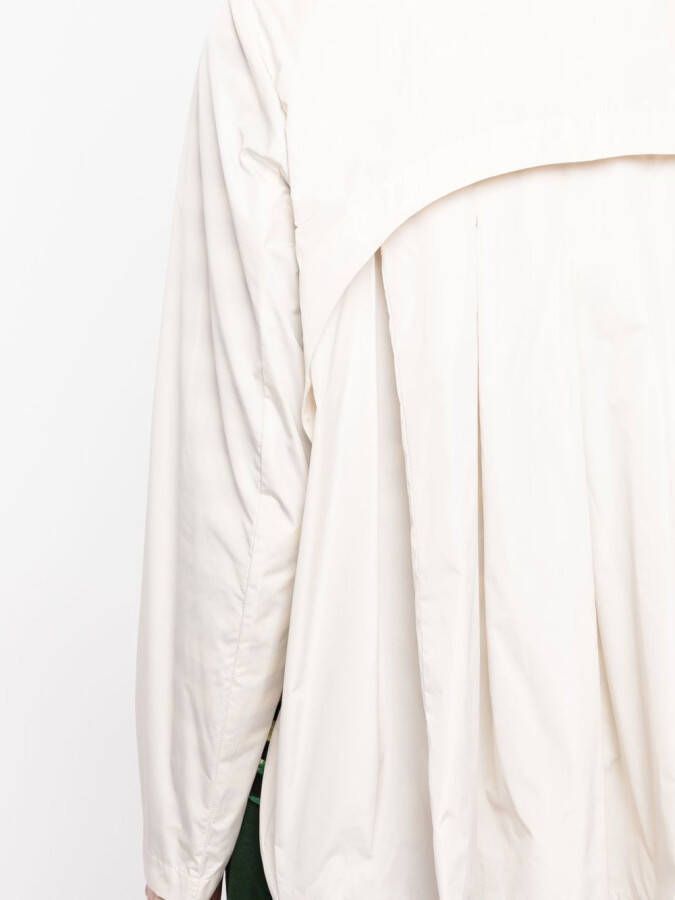 Herno Pre-owned jack met hoge hals Wit