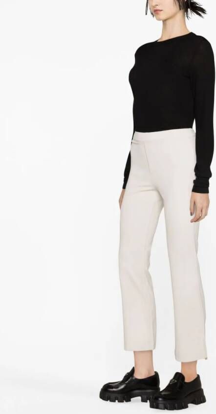 Herno Cropped broek Beige