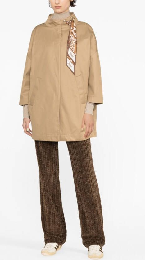Herno Parka met sjaal Bruin