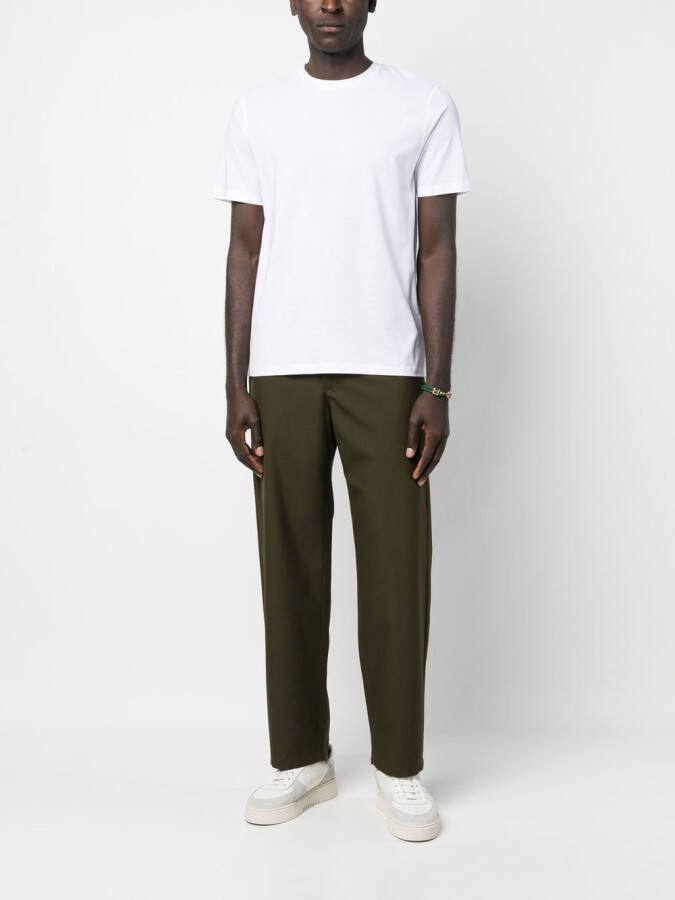 Herno T-shirt met logoplakkaat Wit