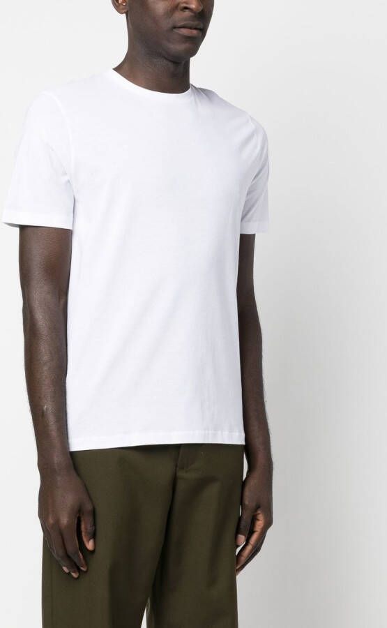 Herno T-shirt met logoplakkaat Wit