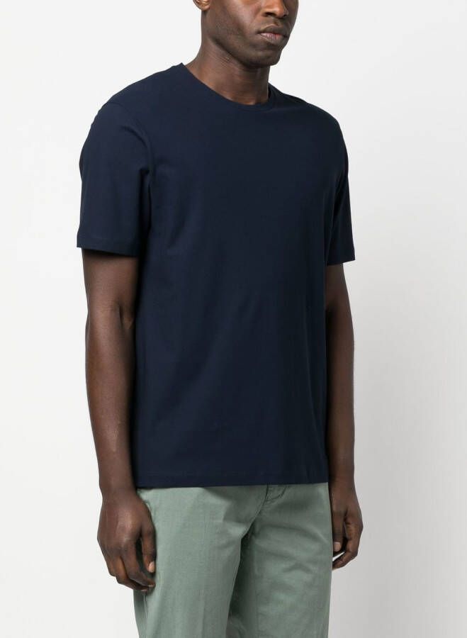 Herno T-shirt met ronde hals Blauw