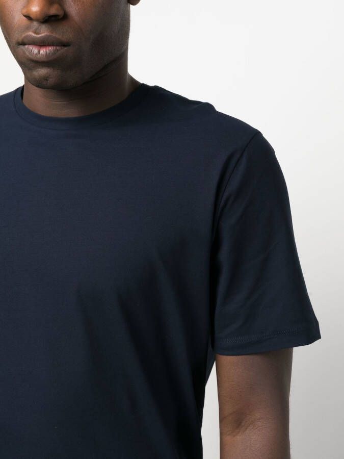 Herno T-shirt met ronde hals Blauw