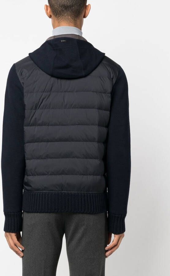 Herno Gewatteerd jack Blauw