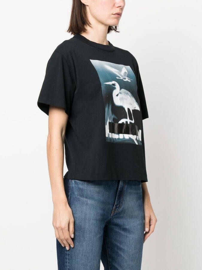 Heron Preston T-shirt met print Zwart