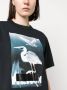 Heron Preston Zwart Logo T-Shirt Black Dames - Thumbnail 5