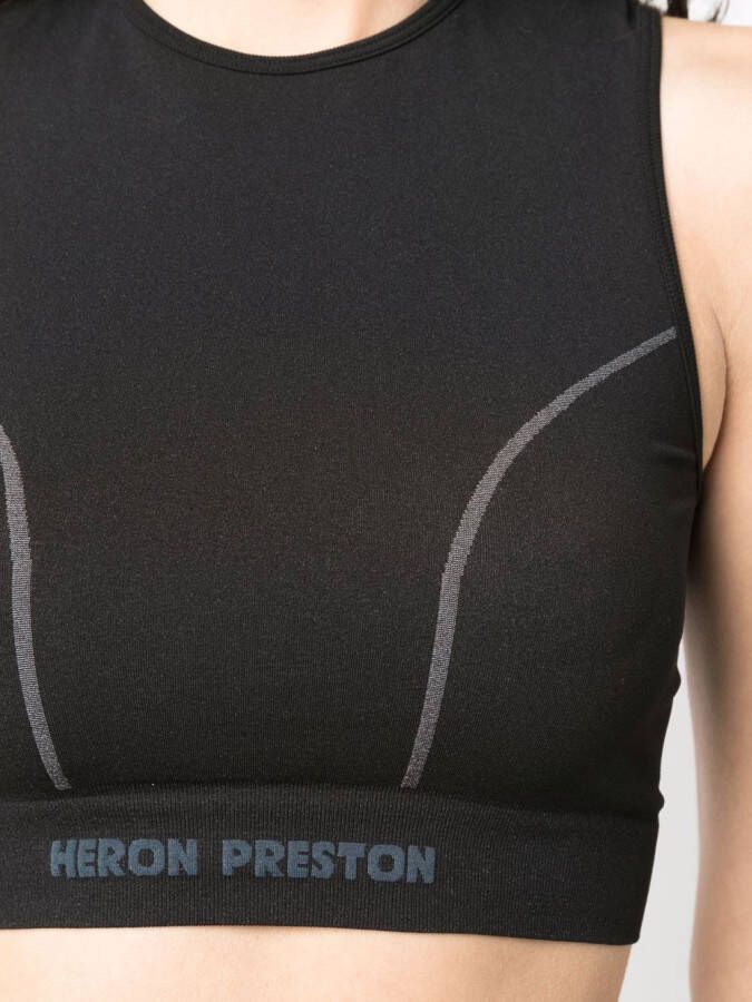 Heron Preston Cropped top Zwart