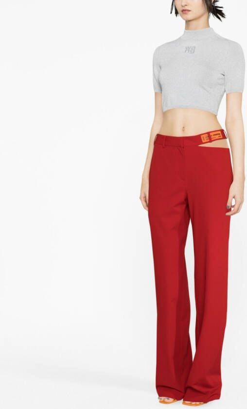 Heron Preston Straight broek Rood