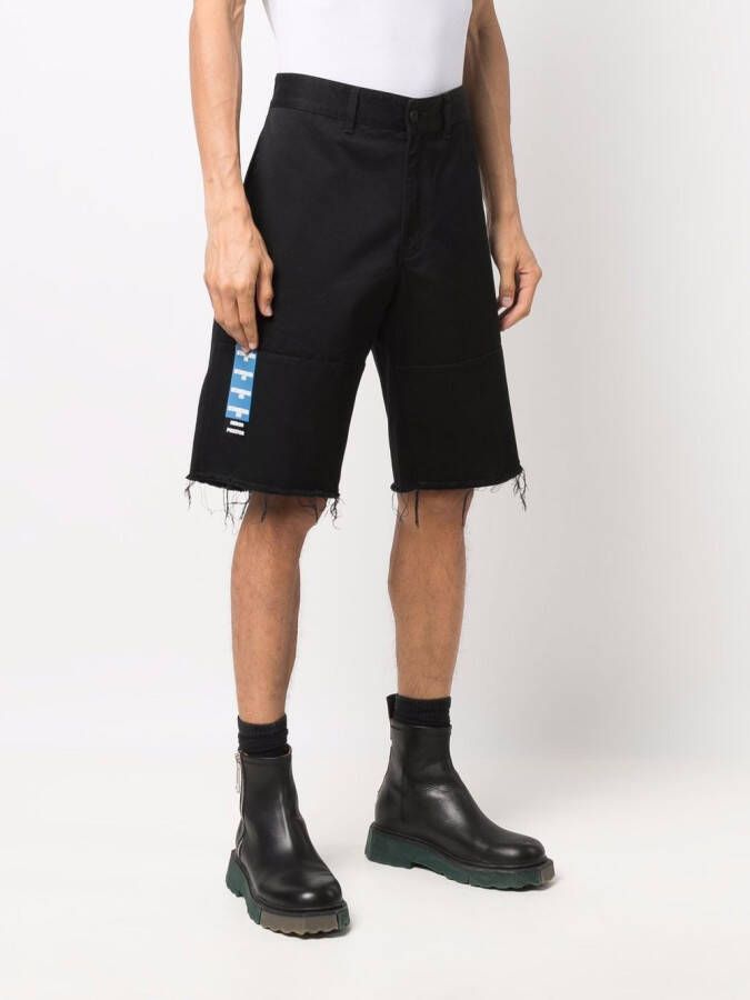 Heron Preston Denim shorts Zwart
