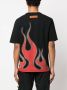 Heron Preston T-shirt met vlammenprint Zwart - Thumbnail 6