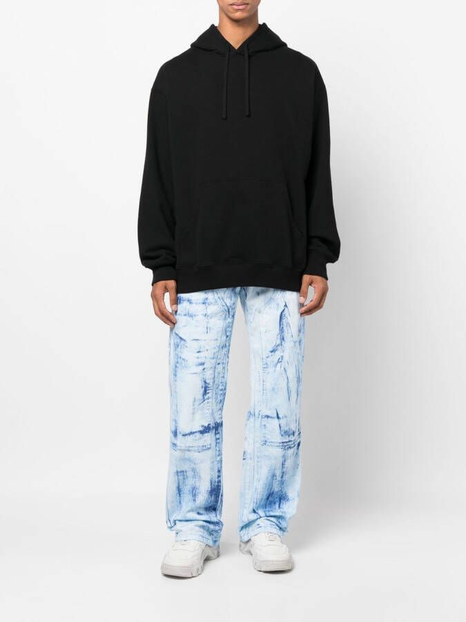 Heron Preston Gerafelde jeans Blauw