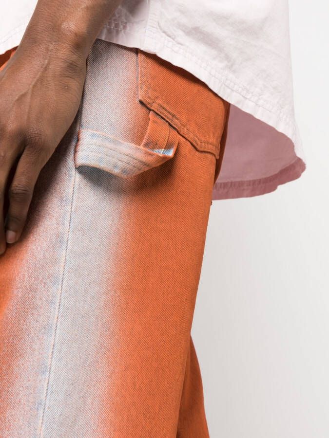 Heron Preston Straight jeans Oranje