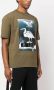 Heron Preston T-shirt met grafische print Groen - Thumbnail 3