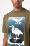 Heron Preston T-shirt met grafische print Groen - Thumbnail 5