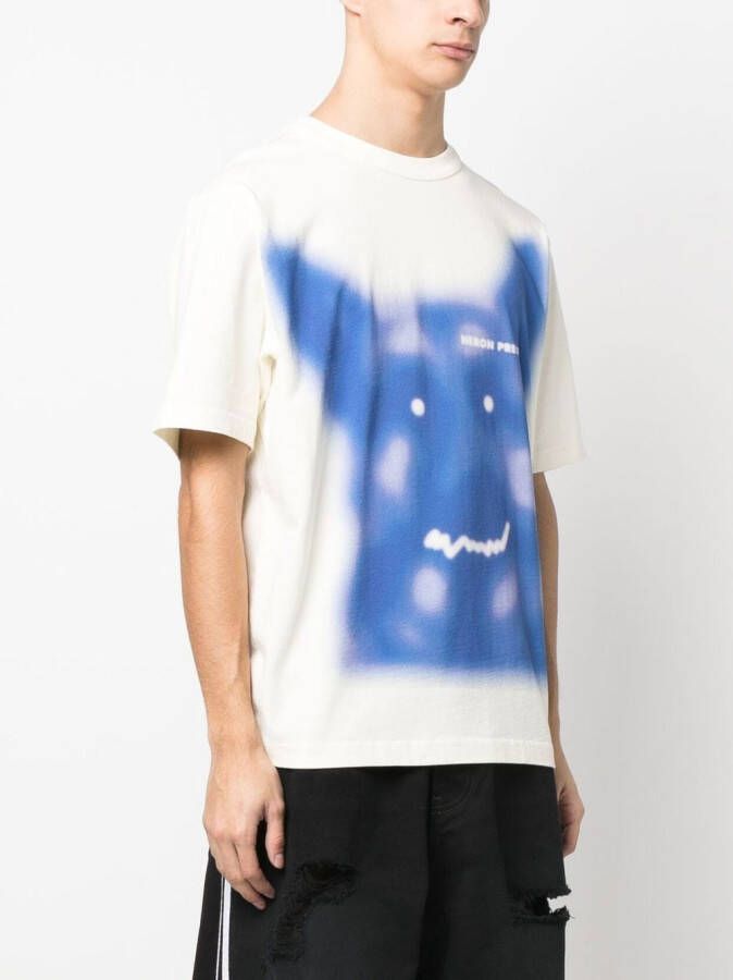 Heron Preston T-shirt met print Beige