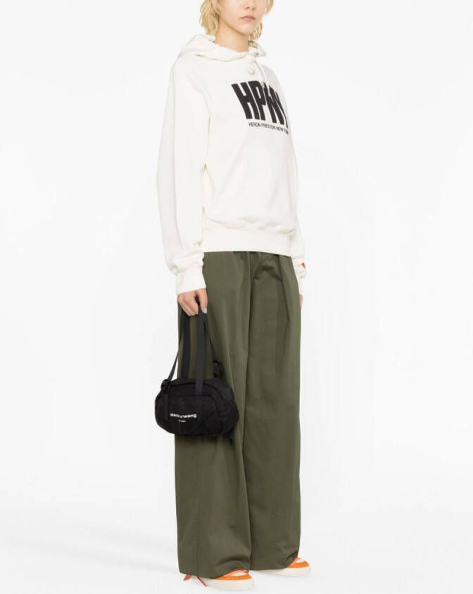 Heron Preston Hoodie met logoprint Wit