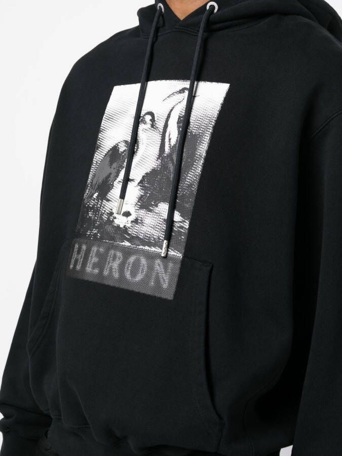 Heron Preston Hoodie met logoprint Zwart