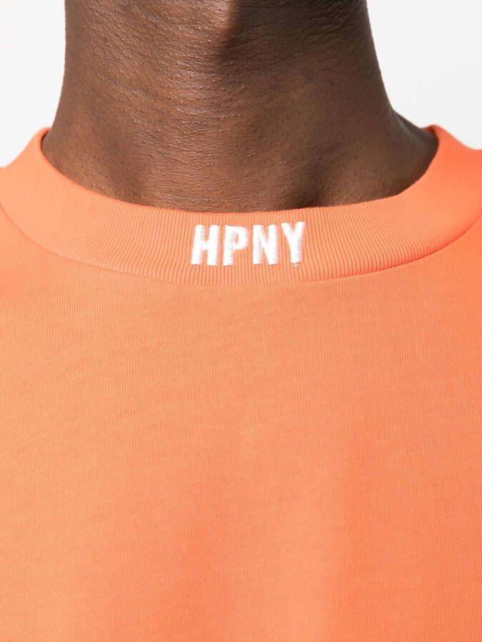 Heron Preston T-shirt met geborduurd logo Oranje