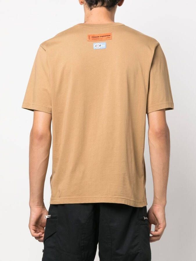 Heron Preston Katoenen T-shirt Bruin