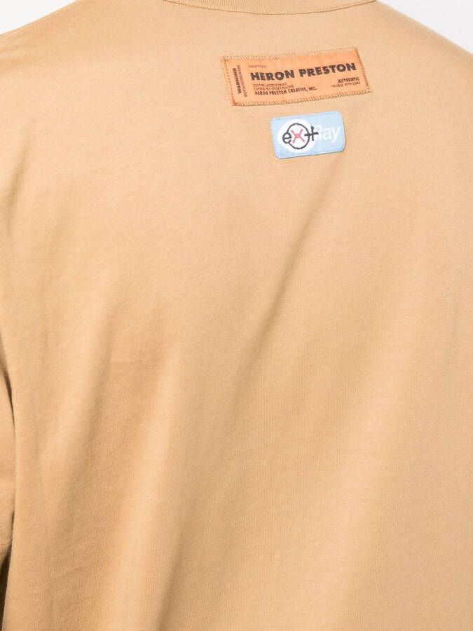 Heron Preston Katoenen T-shirt Bruin