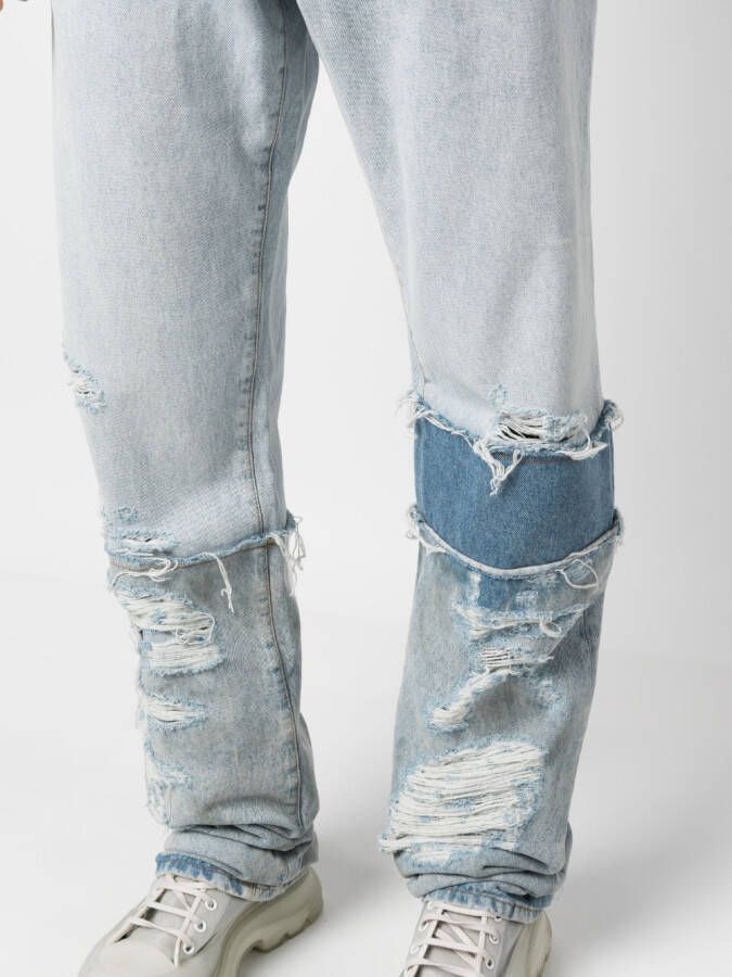 Heron Preston Jeans met vlakken Blauw