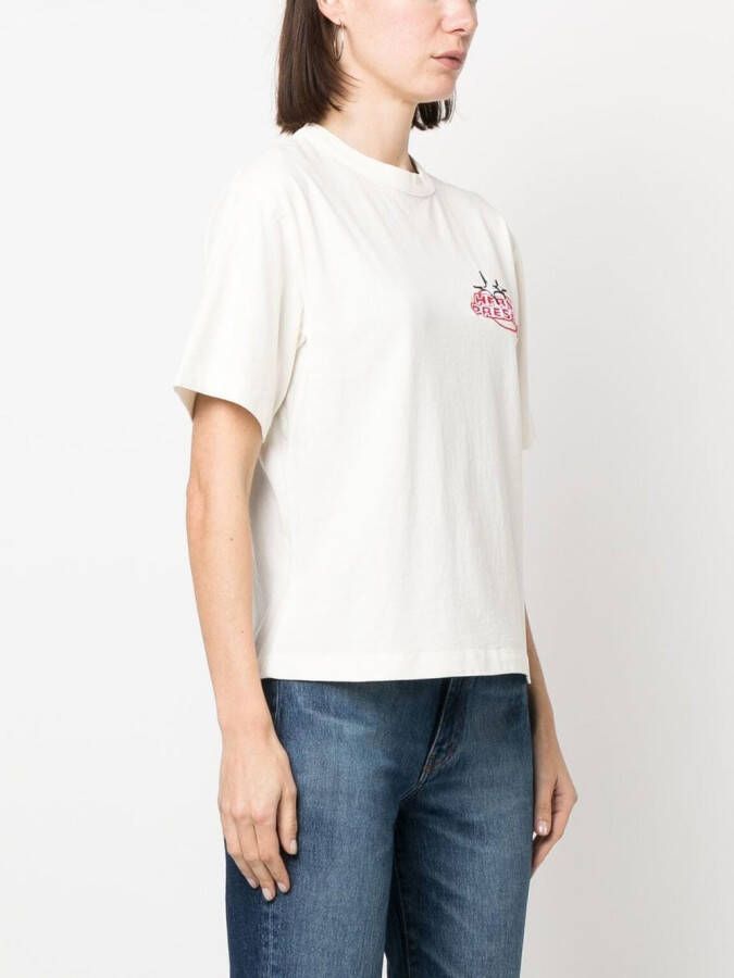 Heron Preston T-shirt met geborduurd logo Wit