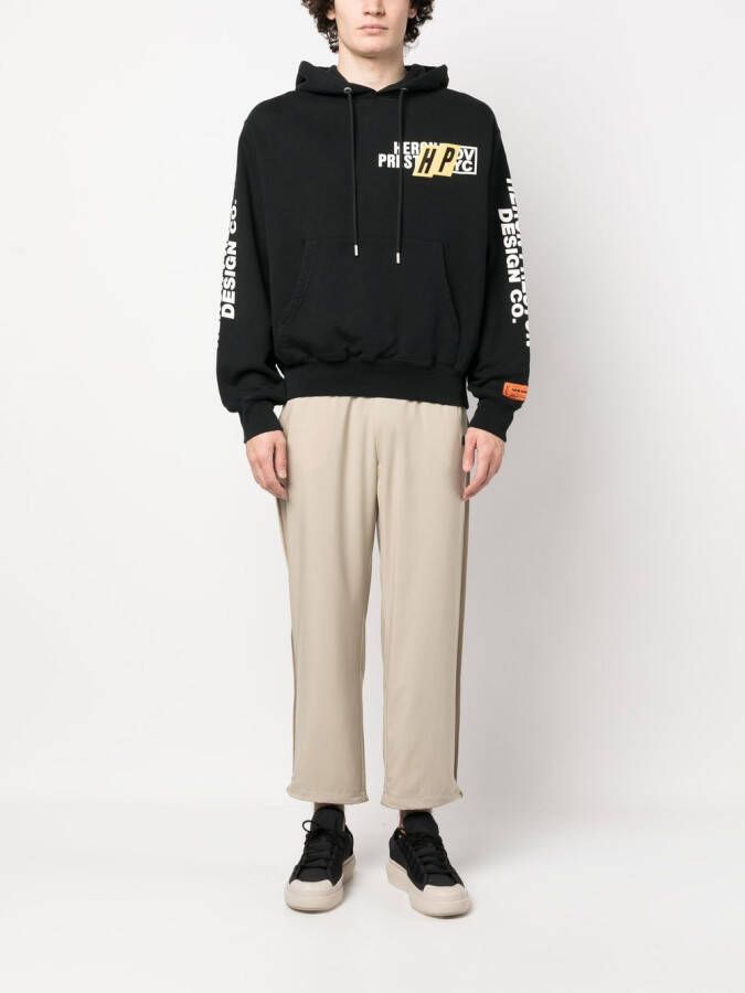 Heron Preston Hoodie met logoprint Zwart