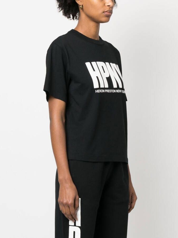 Heron Preston T-shirt met logoprint Zwart