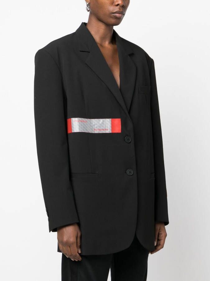 Heron Preston Blazer met logo Zwart