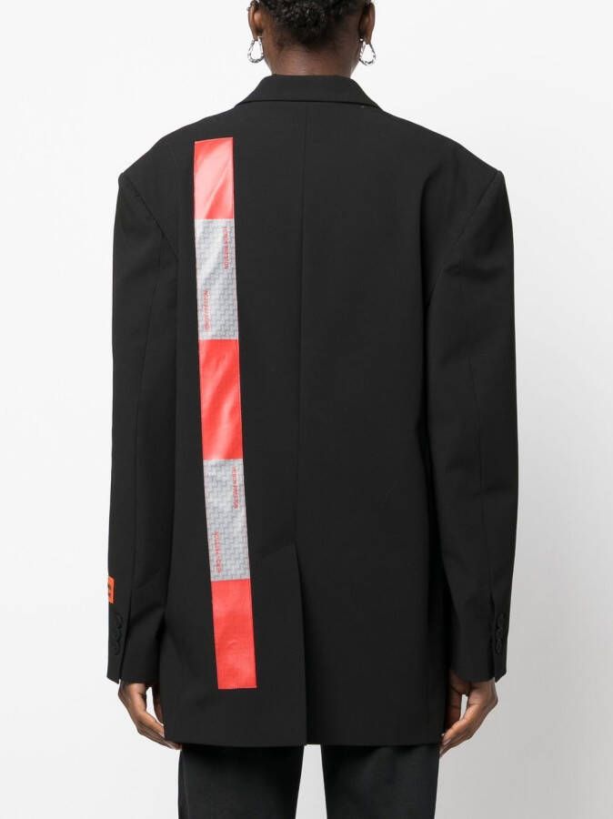 Heron Preston Blazer met logo Zwart