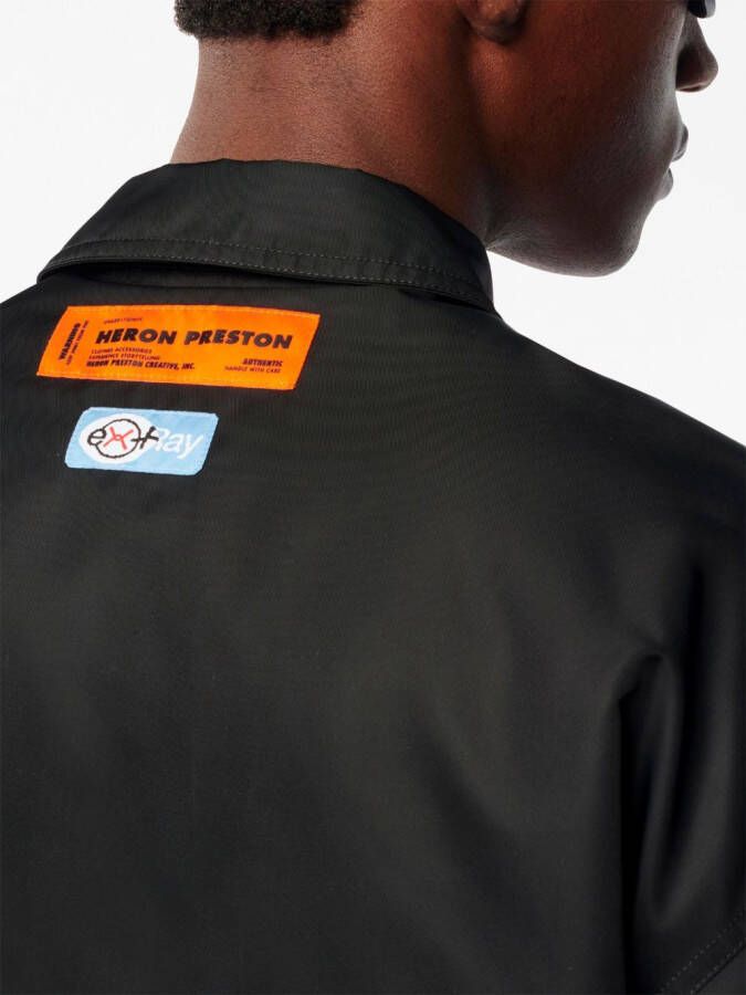 Heron Preston Poloshirt met logopatch Zwart