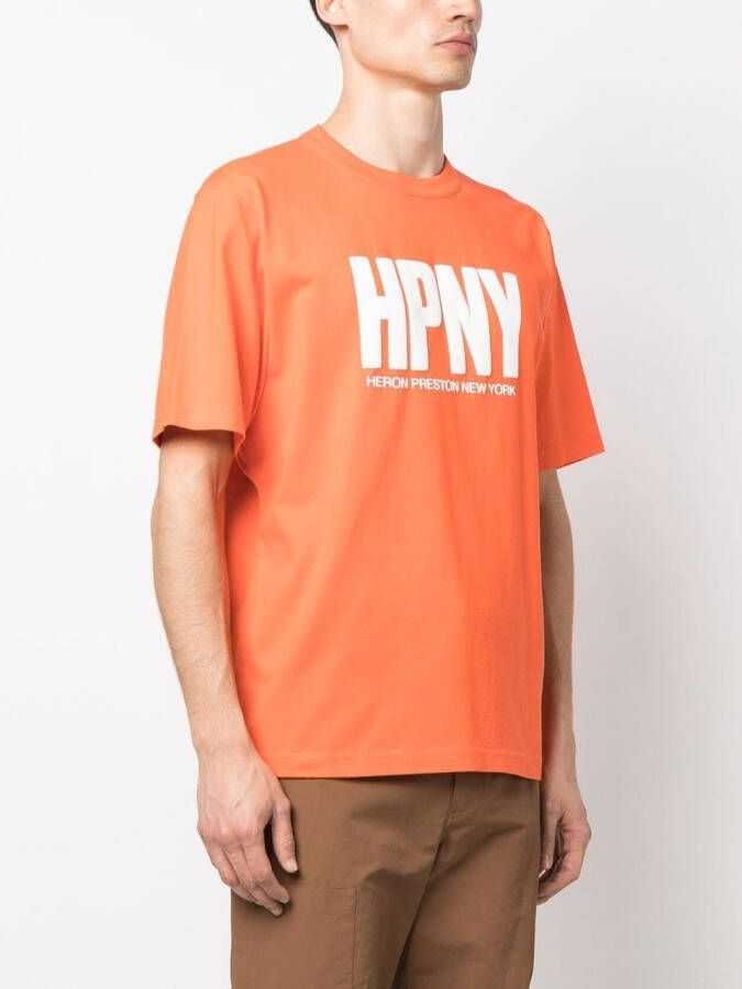 Heron Preston T-shirt met ronde hals Oranje