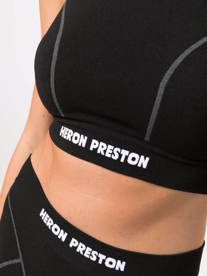 Heron Preston Sport-bh met logoband Zwart