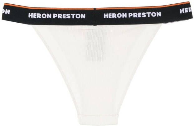 Heron Preston String met logoband Wit