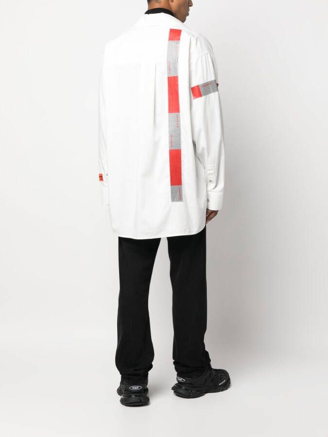 Heron Preston Overhemd met streepdetail Wit