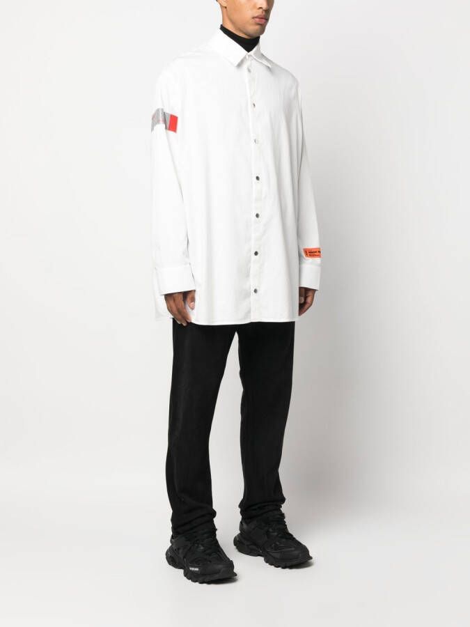 Heron Preston Overhemd met streepdetail Wit