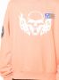 Heron Preston Sweater met doodskopprint Oranje - Thumbnail 5