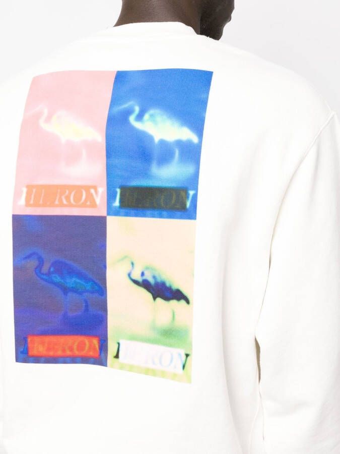 Heron Preston Sweater met grafische print Wit