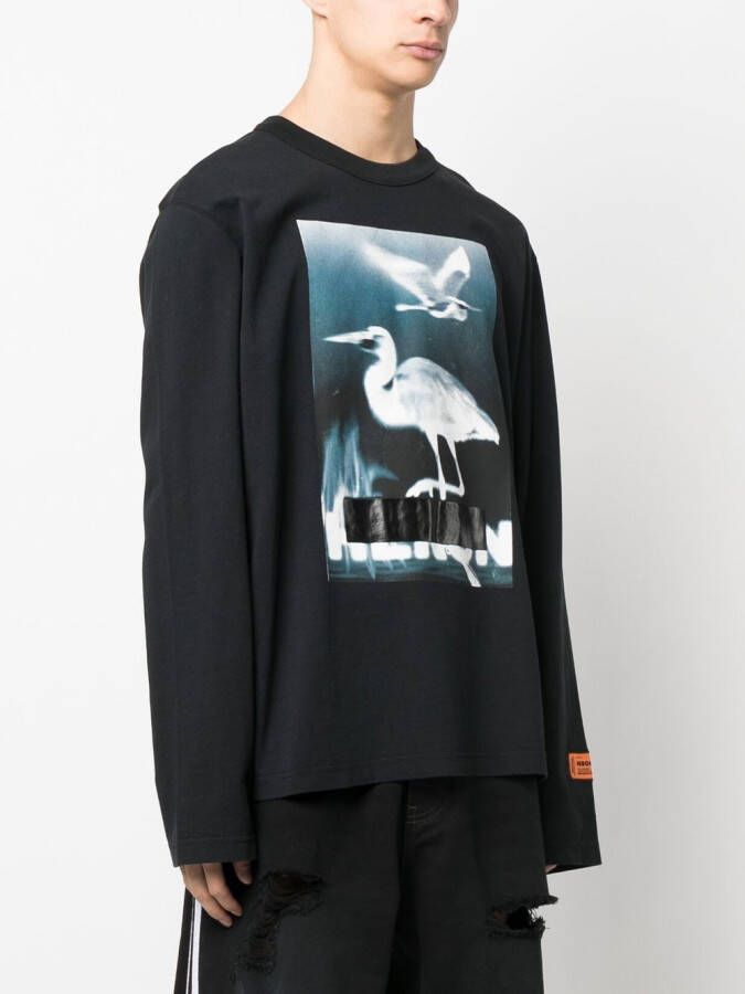 Heron Preston Sweater met grafische print Zwart