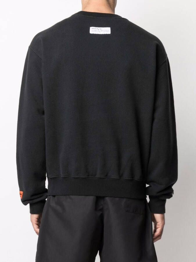 Heron Preston Sweater met logoprint Zwart