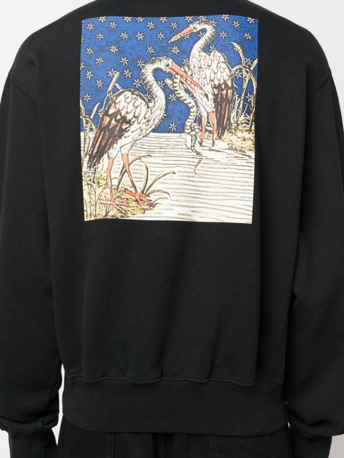 Heron Preston Sweater met logoprint Zwart