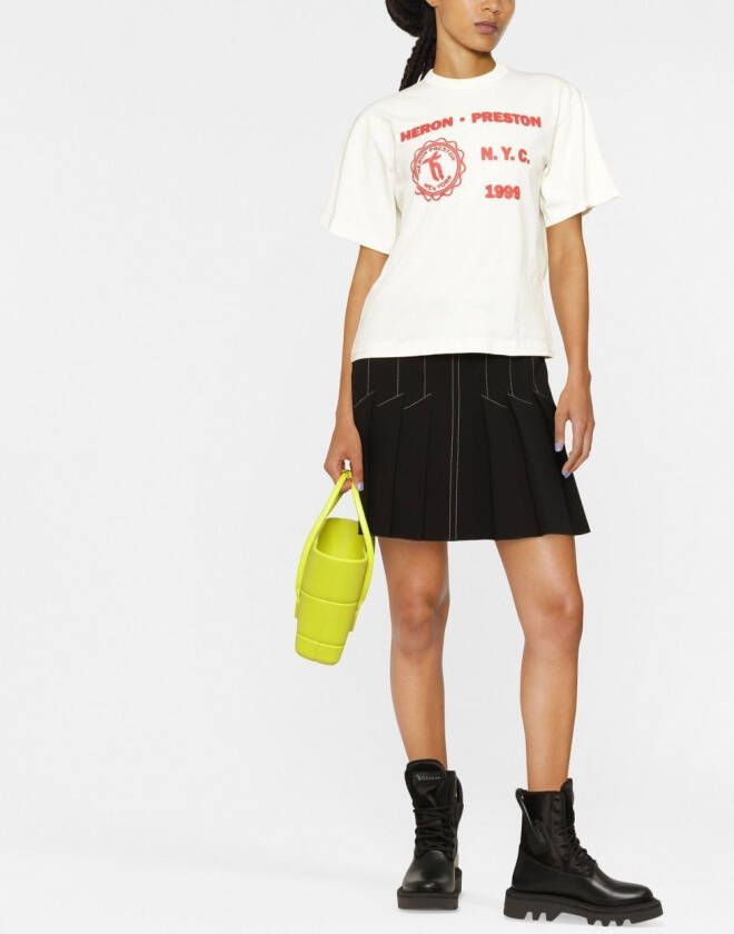 Heron Preston T-shirt met grafische print Wit