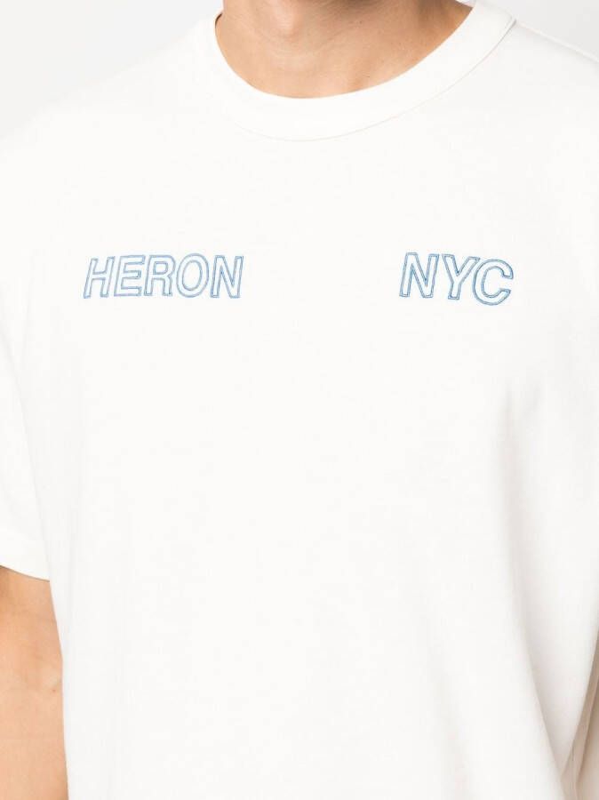 Heron Preston T-shirt met grafische print Wit